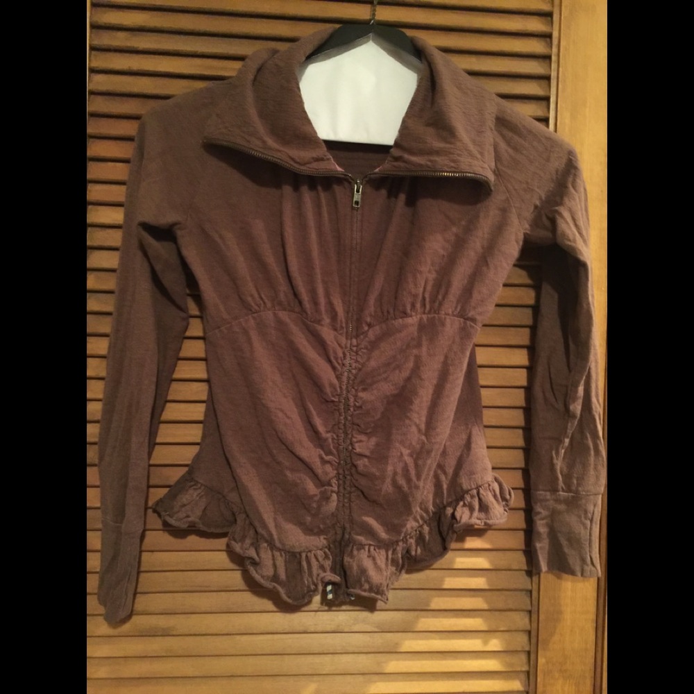 Matilda Jane sz Xs Brown Jacket